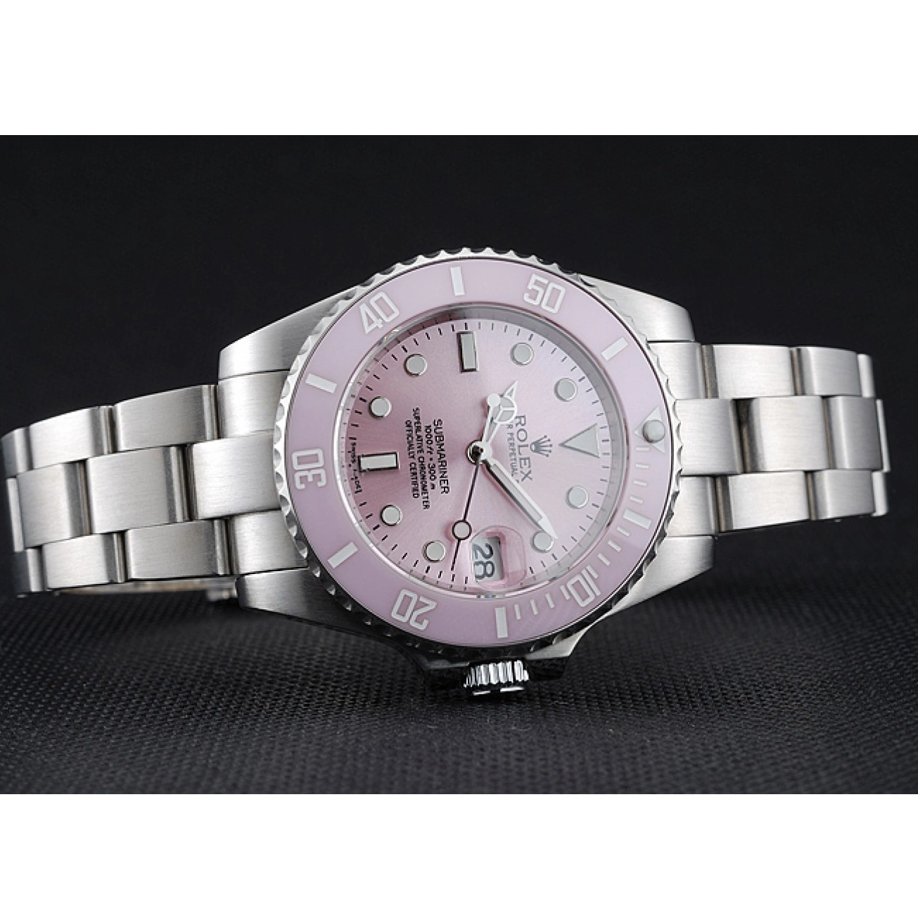 Aaa fake watches Dial Stainless Lilas Steel Submariner 1454155 Rolex Bracelet 0706